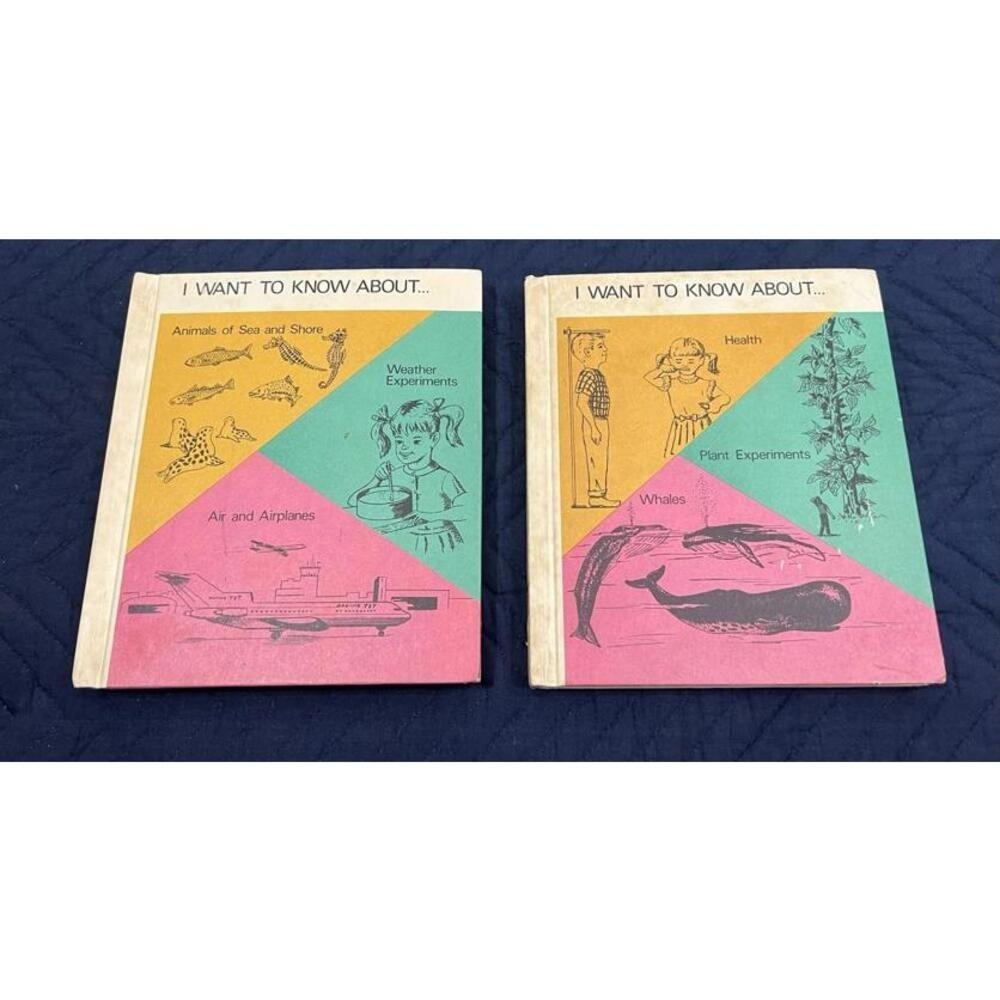 VINTAGE I Want to Know About Science Book Lot (2) Vol 11 & 16
